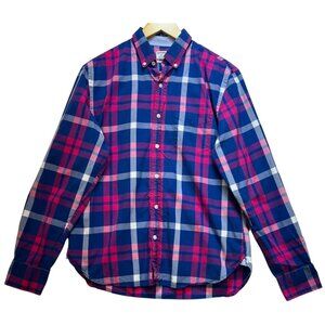 Bonobos Mens Standard Fit Button Down Flannel Shirt Long Sleeve Sz M Multi Plaid